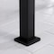 Kingston Brass KVPB37224Q0 37-Inch Console Sink with Stainless Steel Legs (4-Inch, 3 Hole), White/Matte Black KVPB37224Q0 - alternate 4